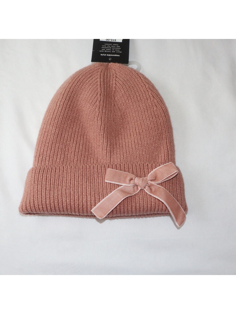 Art Class Girls Knit Beanie OSFM Pink